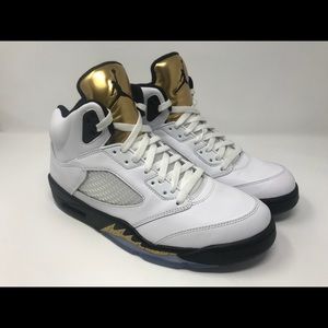 Nike Air Jordan V 5 Gold Medal Olympics Size 10